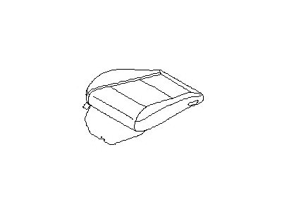 Subaru 64140XA25AEU Front Seat Cushion Cover, Left