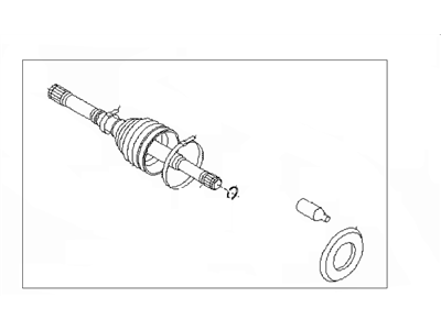 2012 Subaru Tribeca CV Joint - 28393XA00B