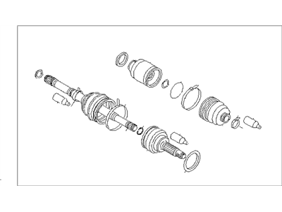 Subaru 28321XA00C Front Axle Shaft