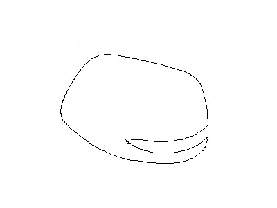 Subaru 91054XA00AB8 Cover Cap Out Mirror Right