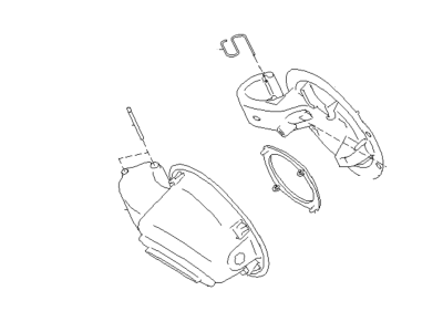 Subaru Outback Fuel Filler Housing - 51478AL00B