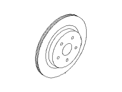 Subaru 26700AL03A Brake Disc Rear