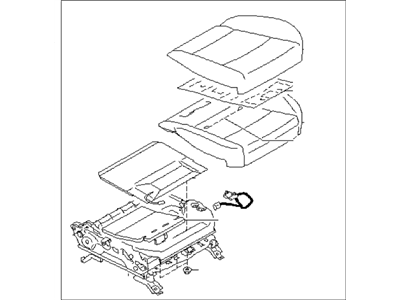 Subaru 64139AL01BVH Cushion Assembly OCCUPANT Rig
