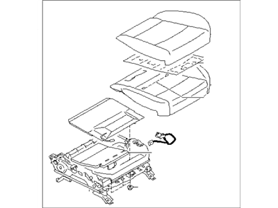 Subaru 64139AL03BVH Cushion Assembly OCCUPANT Rig