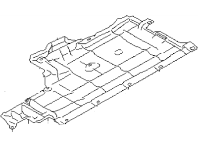 Subaru 56411AL00A Under Cover Rear Right