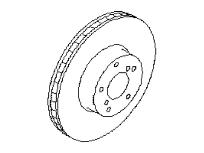 Subaru 26300AL03A Brake Disc Front