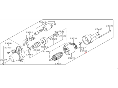 2019 Subaru Legacy Starter Motor - 23300AA860