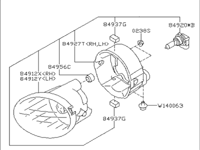 Subaru 84501AL03A Fog Lamp Assembly