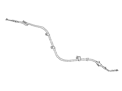 2003 Subaru Forester Parking Brake Cable - 26051SA010