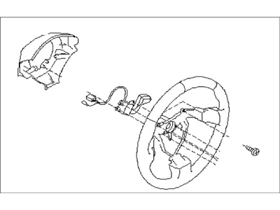 Subaru 34311SA130JC Steering Wheel Assembly