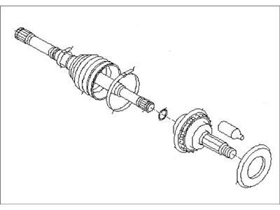 2008 Subaru Forester CV Joint - 28393SA011