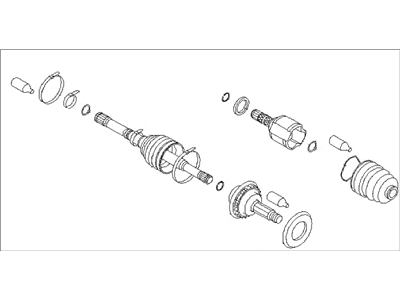 Subaru 28321SA030 Front Drive Shaft Assembly