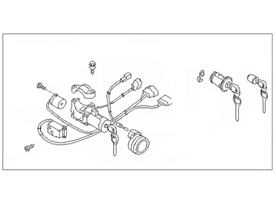 Subaru 57491SA060 Key Kit