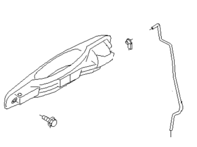 Subaru Forester Door Handle - 61021SA031PG