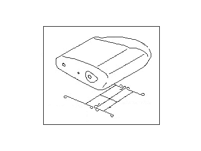 Subaru 64139SA060ML Cushion Assembly OCUP Front Seat RH Co