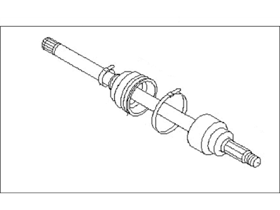 Subaru Impreza STI CV Boot - 28496AE000