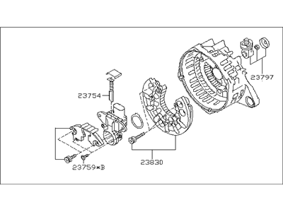 2010 Subaru Legacy Alternator Case Kit - 23727AA430