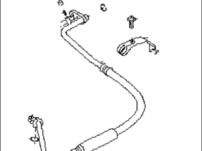 Subaru 73425AJ08A Hose Assembly Pressure Suction