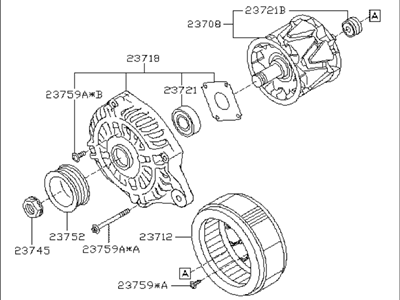 2012 Subaru Outback Alternator - 23700AA621