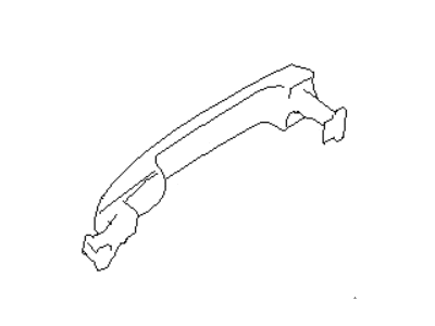 2010 Subaru Outback Door Handle - 61160AJ10ATP