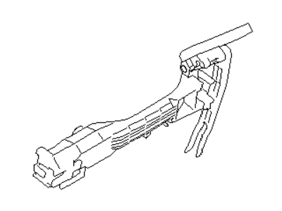 Subaru 62142AJ000 Frame Assembly Handle Out Rear RH