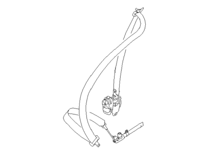 2011 Subaru Outback Seat Belt - 64621AJ00BWJ