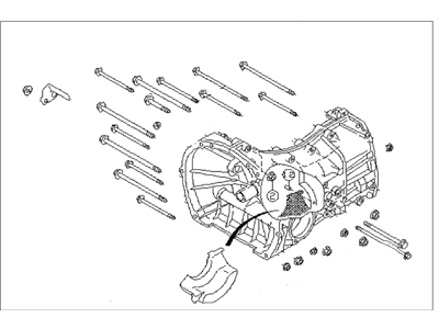 32100AB150 Genuine Subaru Manual Transmission Case Assembly