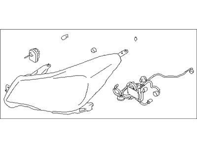 Subaru 84002SG270 Driver Side Headlamp Assembly