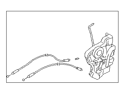 Subaru 61032SG100 Front Door Lock Actuator Assembly, Right