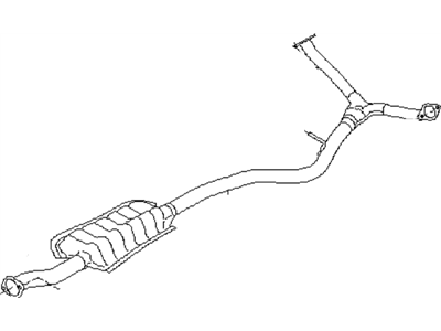 Subaru 44200SG080 Rear Exhaust Pipe Assembly