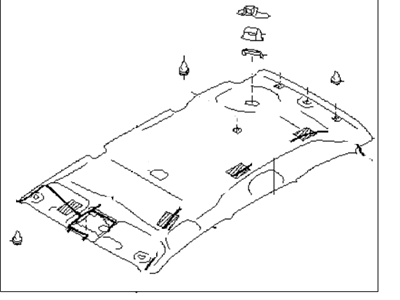 Subaru 94425SG031LO Trim Panel Assembly SUNSUB