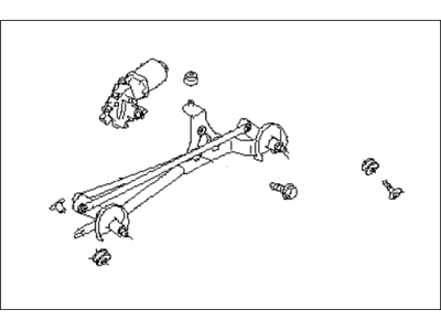 Subaru Forester Wiper Motor - 86510SG011