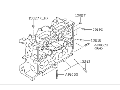 2017 Subaru WRX STI Cylinder Head - 11039AC400