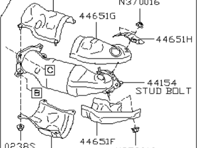 Subaru Forester Exhaust Pipe - 44612AA770