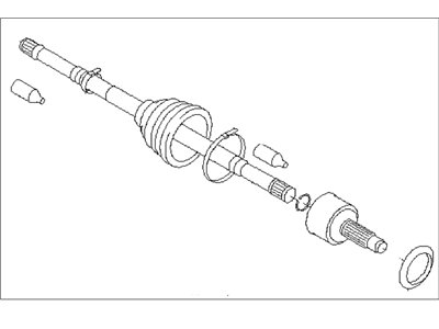 Subaru 28391SG040 Front Cv Joint