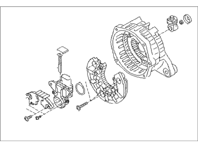 Subaru 23727AA750 Rear Cover Assembly ALTERNATOR