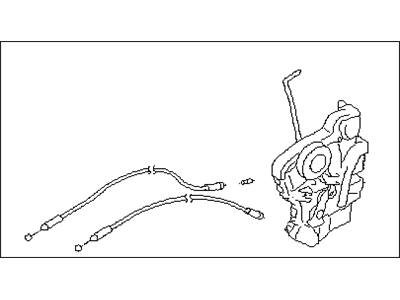 Subaru 61032SG110 Front Door Lock Actuator Assembly, Left