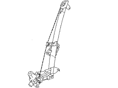 Subaru 61041SG010 Regulator & Motor Assembly Front