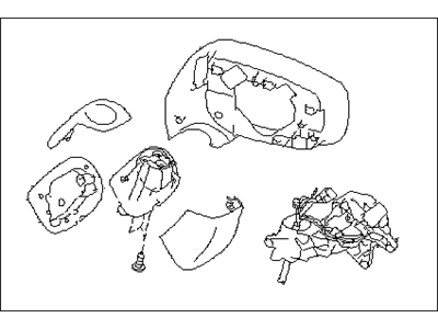 Subaru 91036FL07A Door Mirror Unit RH