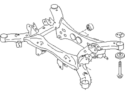 Subaru 20152FL01B Rear Suspension Frame Sub Assembly