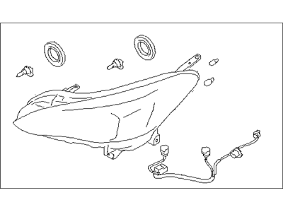 Subaru Headlight - 84001FL01B