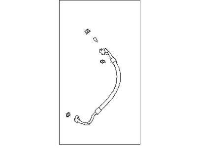 Subaru 73424FL10A Hose Assembly-Pressure Di