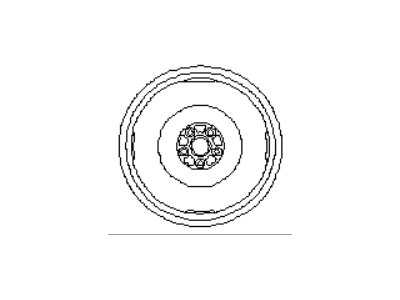 Subaru 28151FL00A Spare Disk Wheel