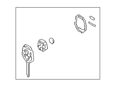 Subaru 57497FL00A KEYPLATE-Key Less Entry