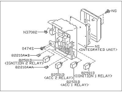 2019 Subaru Impreza Fuse Box - 82201FL93A