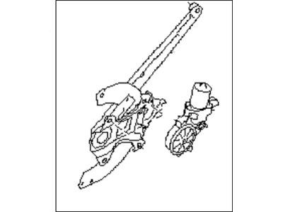 Subaru 61042FL00A Regulator & Motor ASSEM