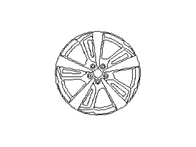 Subaru 28111FL14A Aluminium Disc Wheel