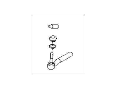 Subaru 34161FL000 Tie Rod End Assembly