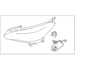 Subaru 84913FL01B Lens Housing