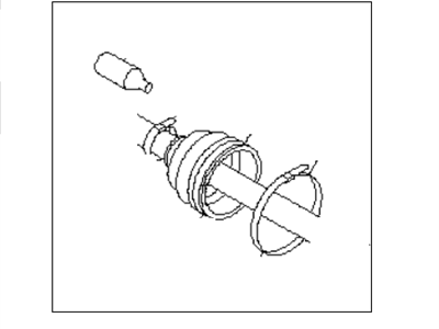 Subaru 28496AL000 Boot Kit Outer